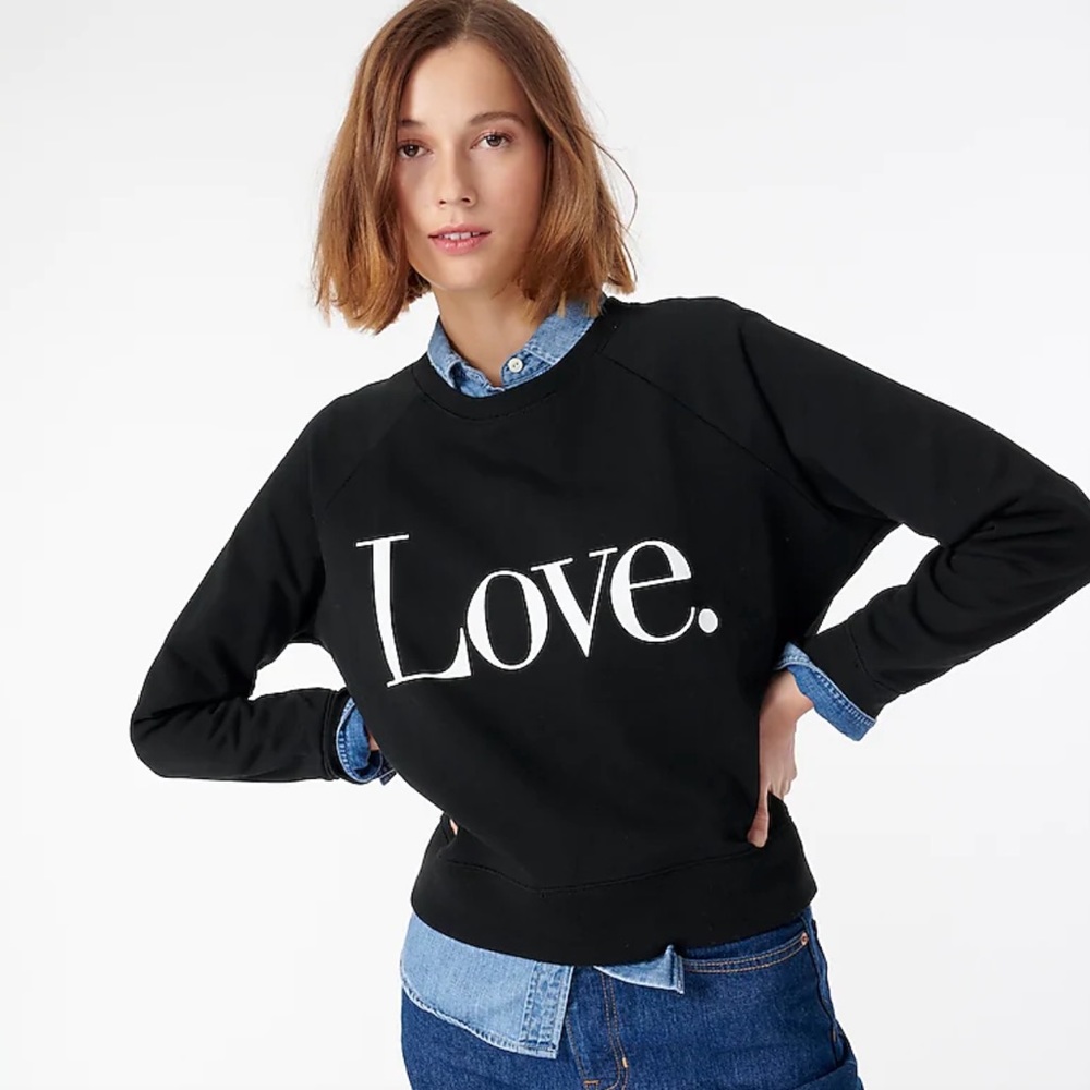 J. Crew Love Sweatshirt
